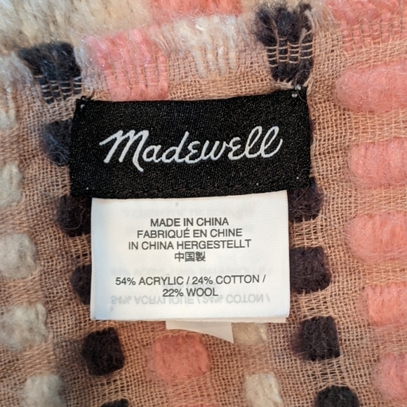 Madewell Blanket Scarf Southwestern Design - Picture 2 of 3